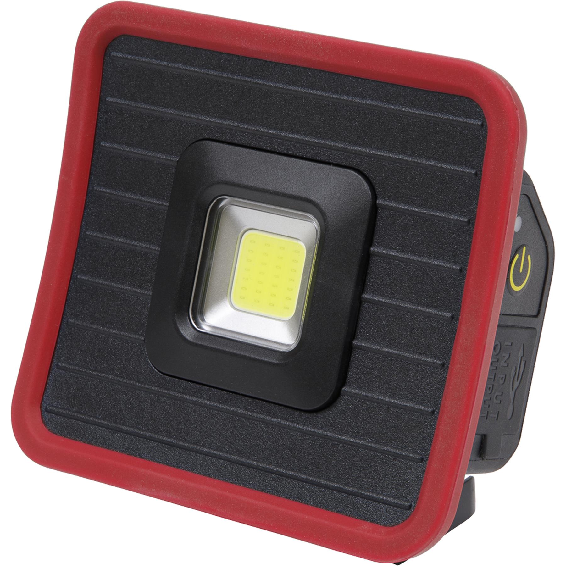 Sealey Rechargeable Pocket Floodlight with Power Bank 10W COB LED