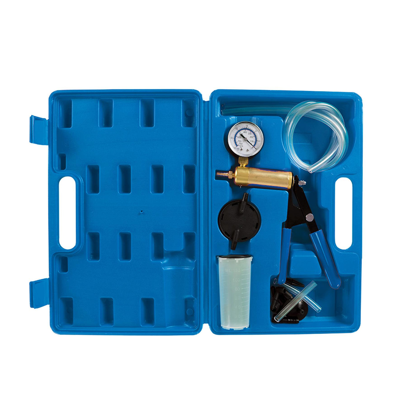 Vacuum Tester & Brake Bleeding Kit 16Pc Vacuum Pump With EasyTo Read Vacuum Gauge