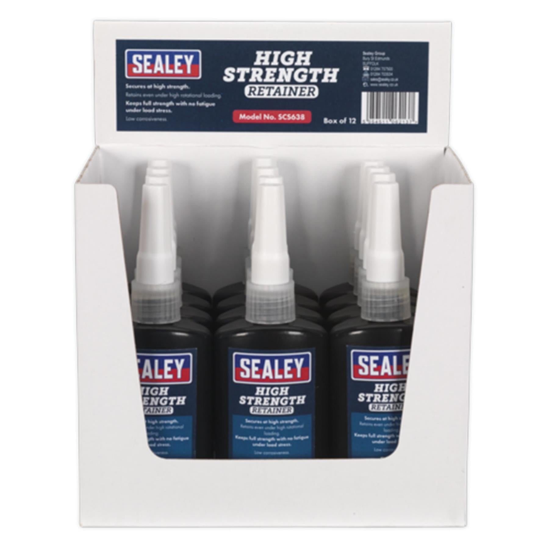 Sealey High Strength Retainer 50ml Pack of 12