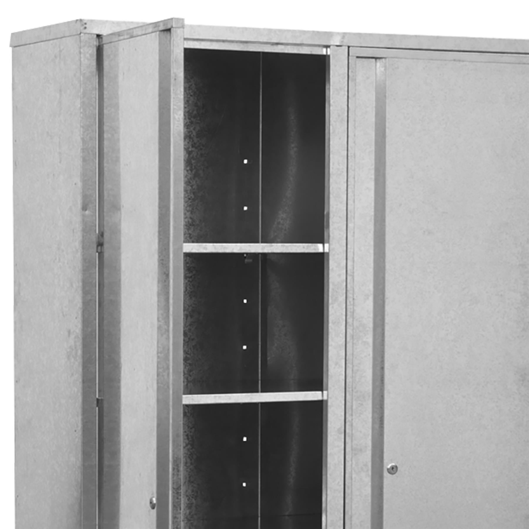 Sealey Galvanized Steel Floor Cabinet 4-Shelf Extra-Wide