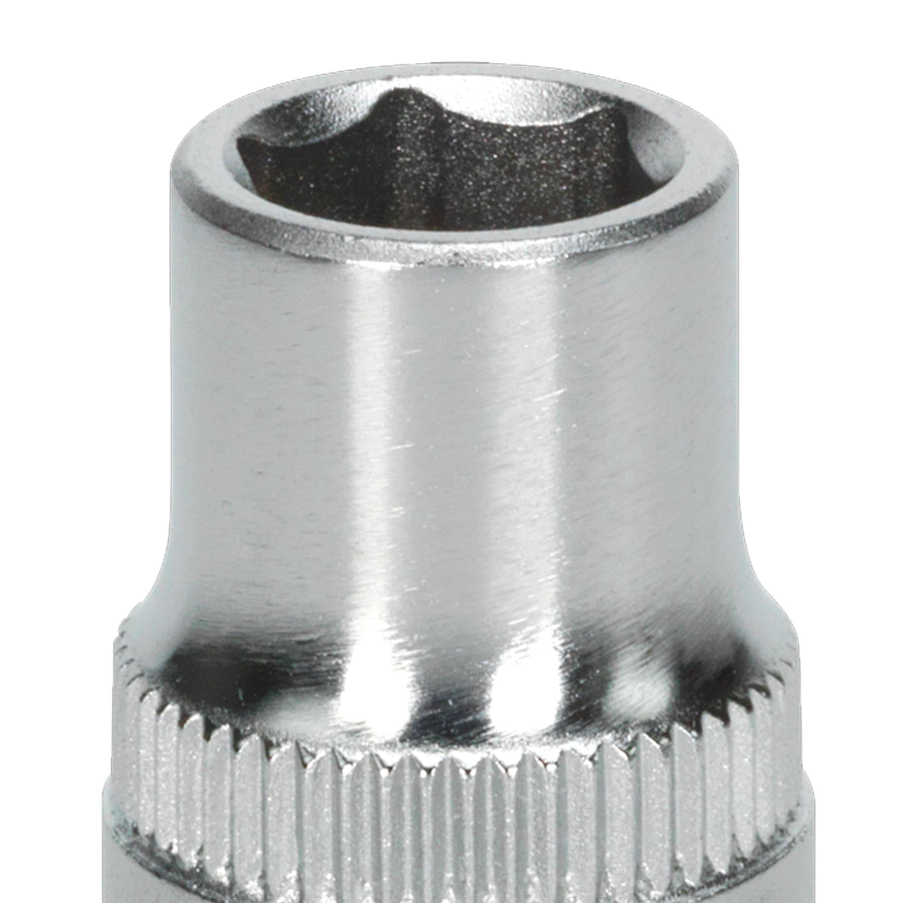 Sealey WallDrive Socket 9mm 3/8"Sq Drive Chrome Vanadium steel