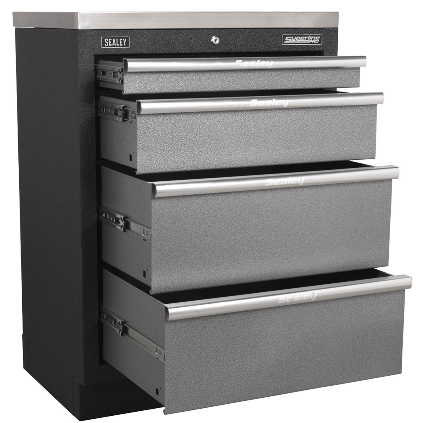Sealey Modular 4 Drawer Cabinet stainless steel separately 680mm