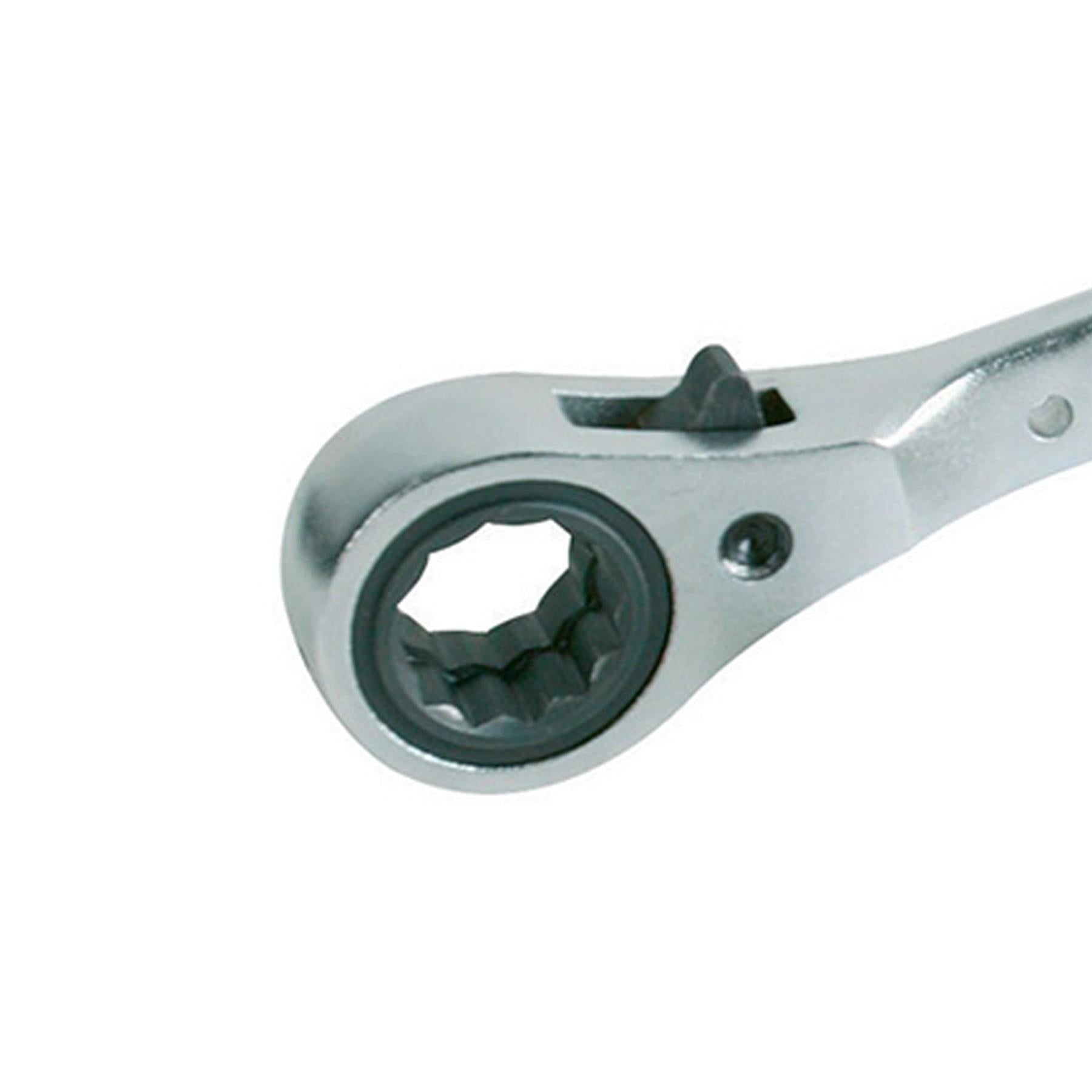 Twin Podger 17/19mm 2 Way Reversible Ratchet Action Scaffolding Bi Hex