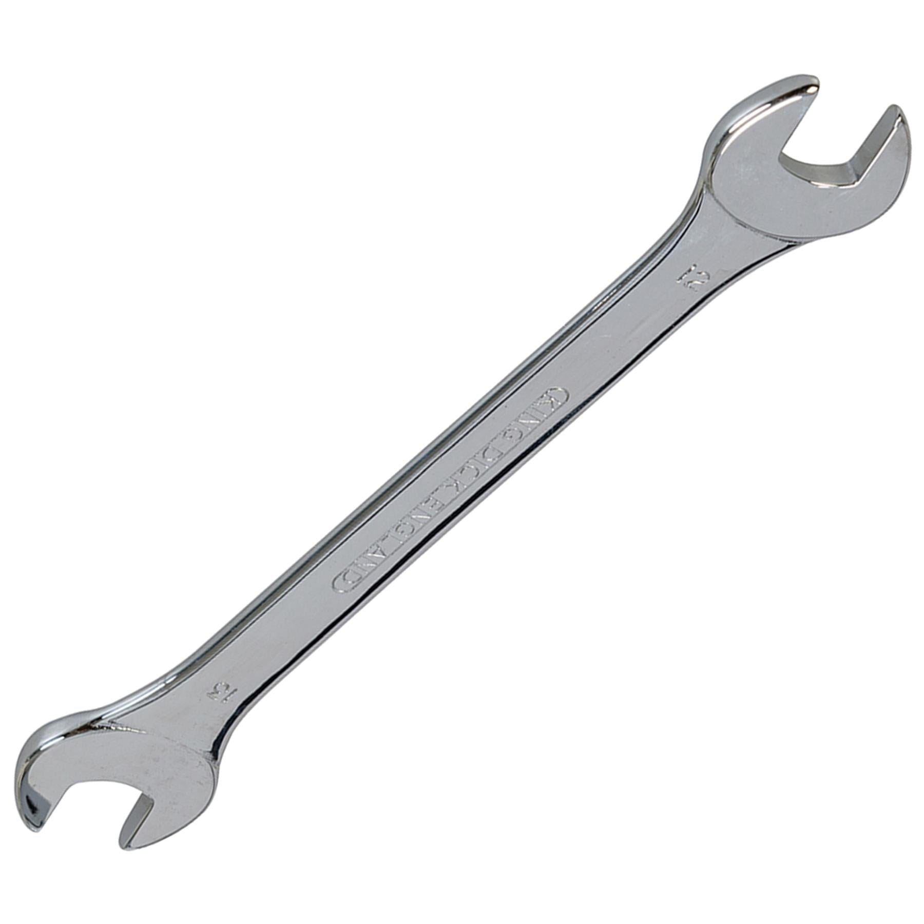 King Dick Open Ended Spanner Wrench Metric Chrome Vanadium Steel 12mm - 13mm