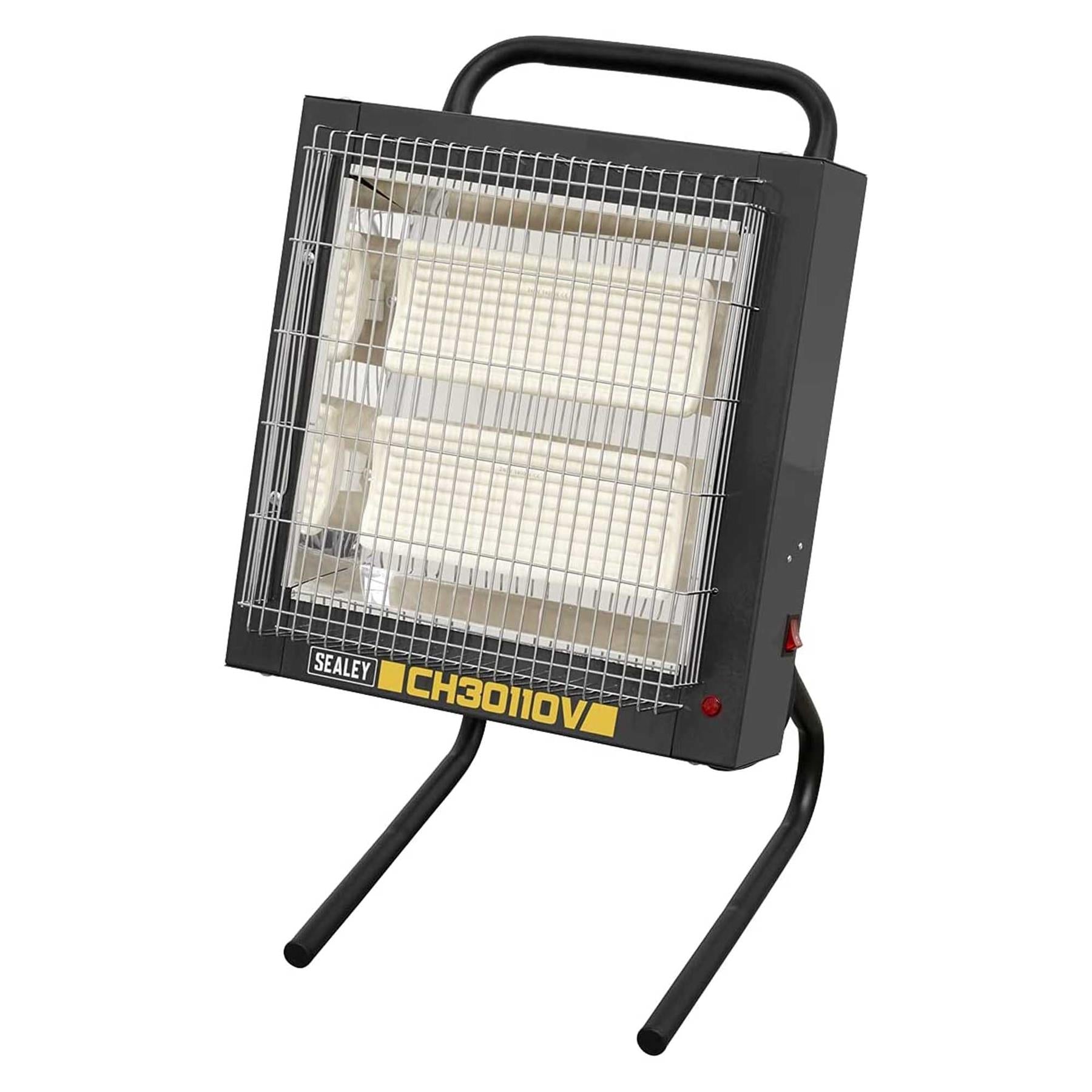 Sealey Ceramic Heater 1.2/2.4kW - 110V