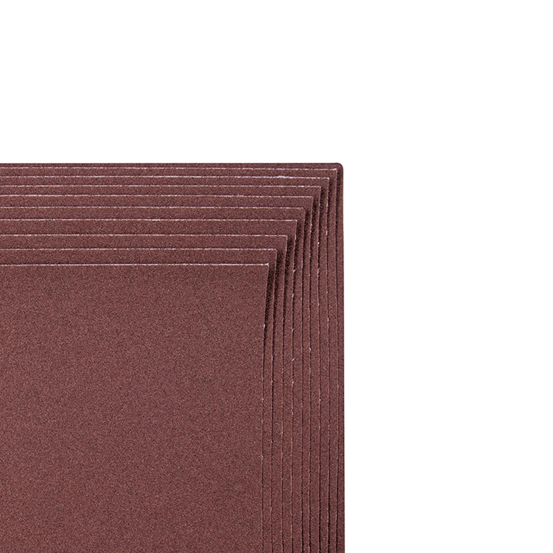 Emery Cloth Hand Sanding Sheets 10Pk Grit 120 Quality For Metal & Rust Removal
