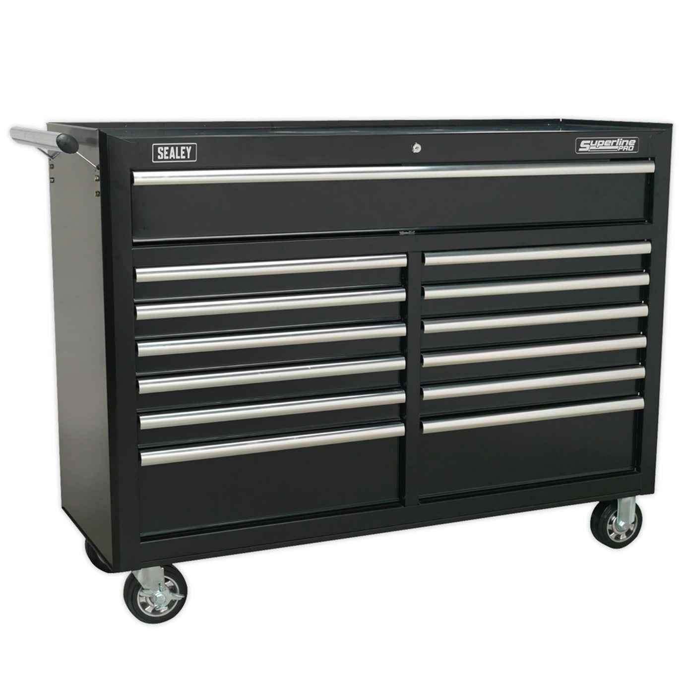 Sealey Rollcab 13 Drawer with Ball Bearing Slides - Black