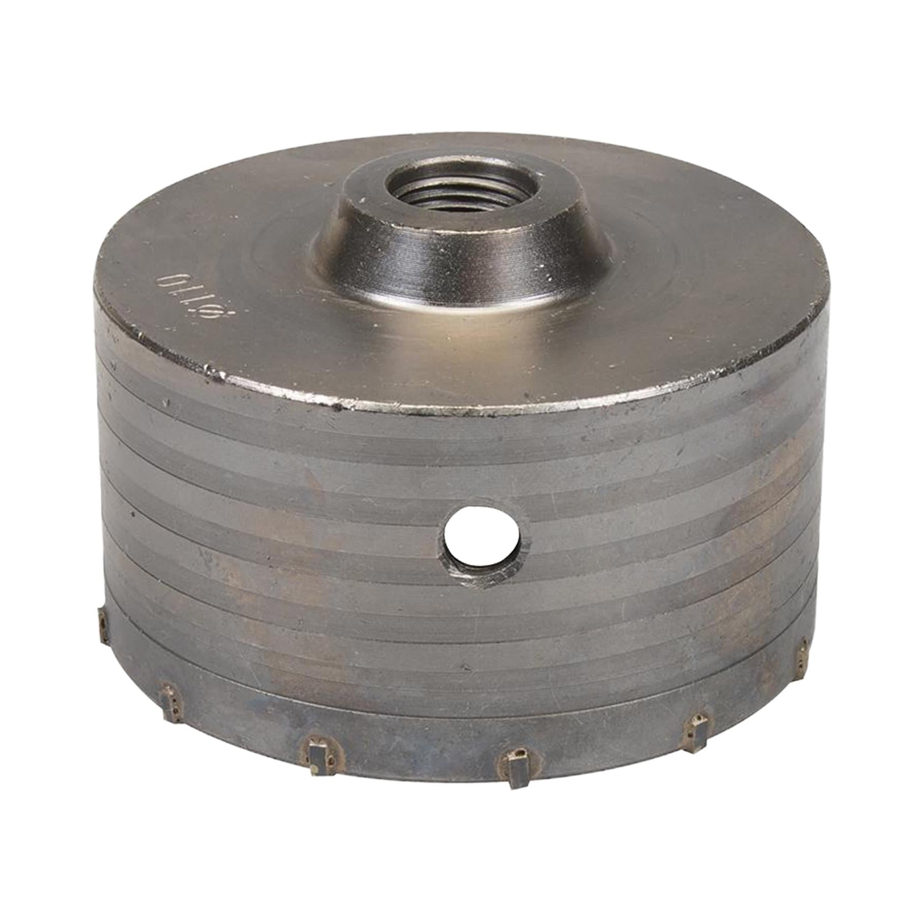 TCT Core Drill Bit 110mm Hole Saw Masonry Stone Brick Hex 200mm Extensions Pilot