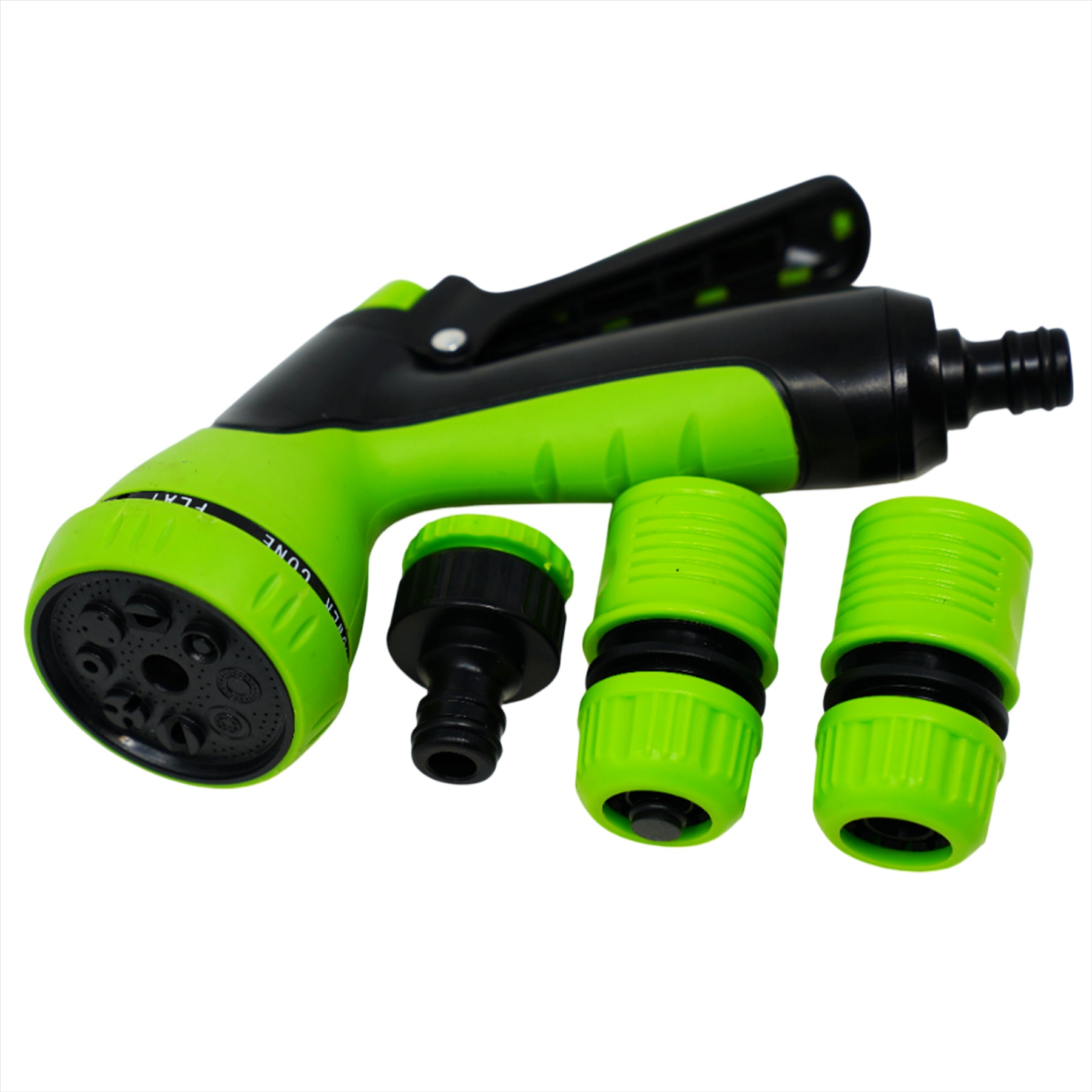 Garden Hose Spray Gun Set Adjustable Nozzle Sprinkler Outdoor 4PCS