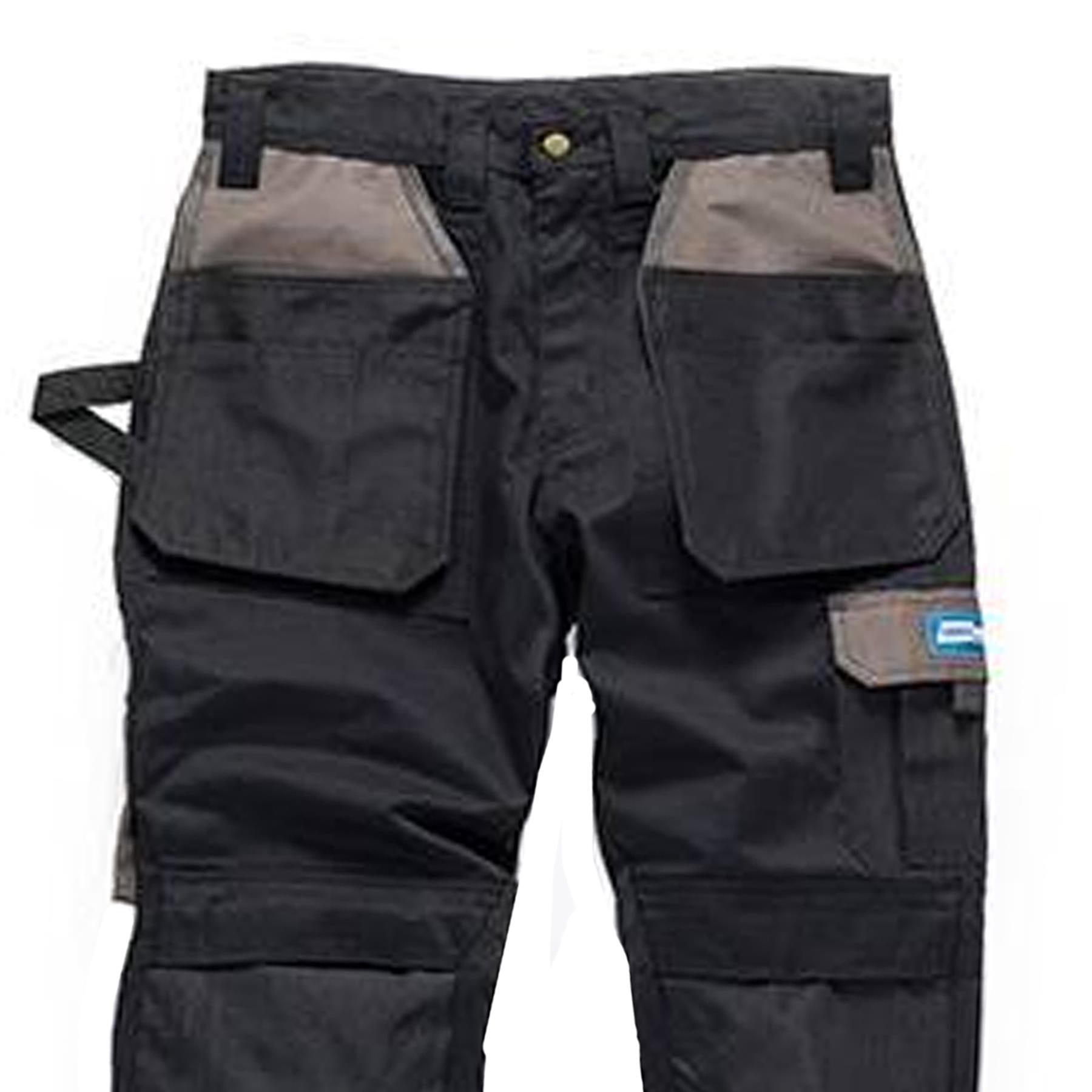 Tough Grit Holster Work Trouser Trade Flex Holster Trouser Black 34S