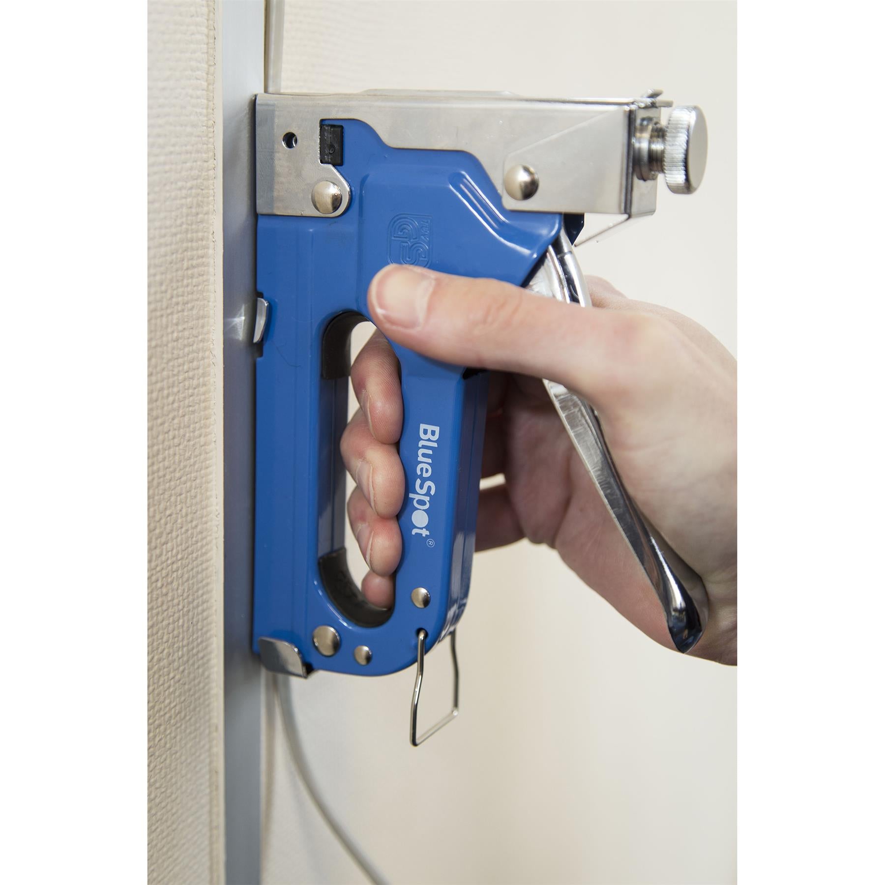 BlueSpot Heavy Duty Staple Gun 3 Way Stapler Hand Tool Upholster 600 Staples