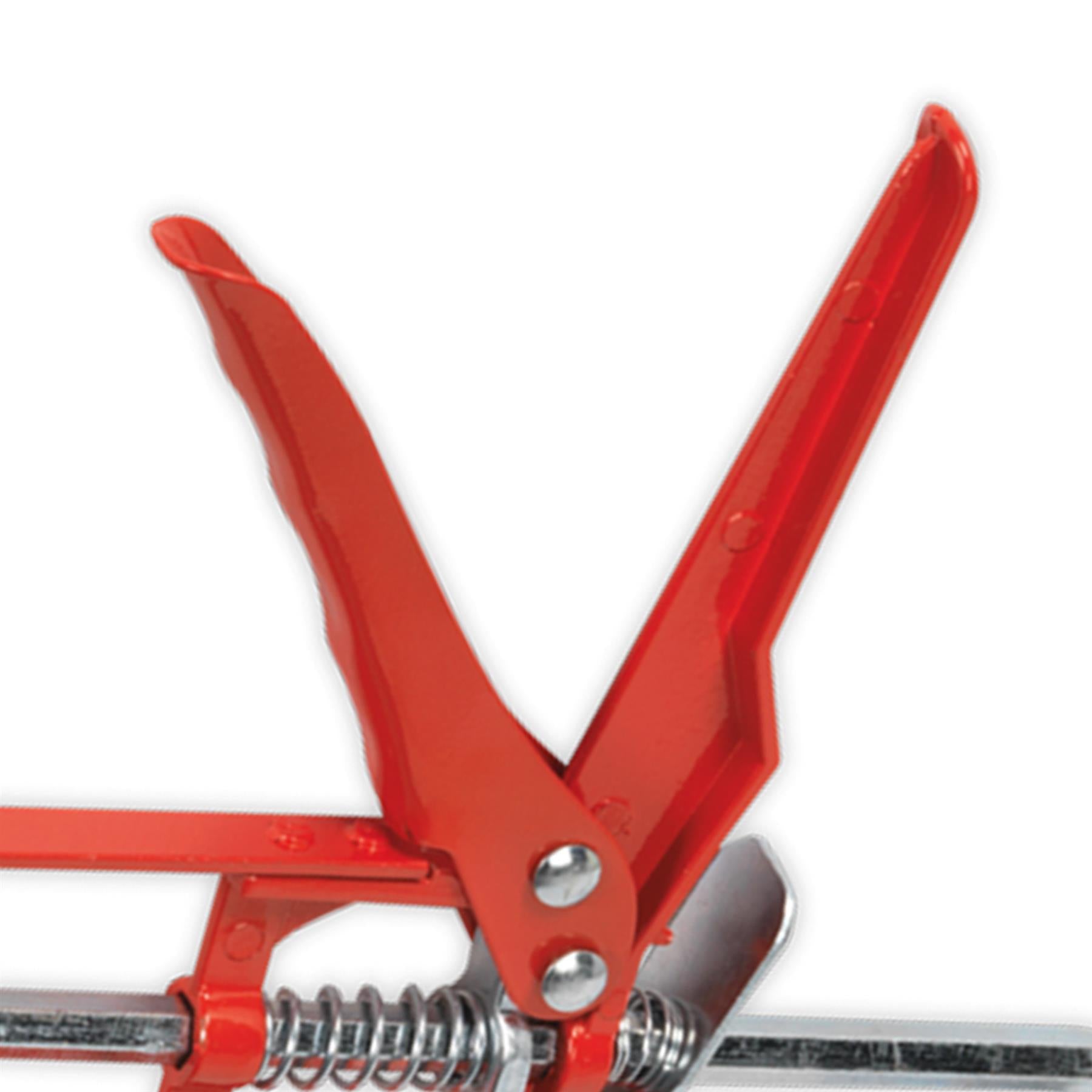 Sealey 260mm Sealant Tube Caulking Silicone Skeleton Gun Applicator Manual