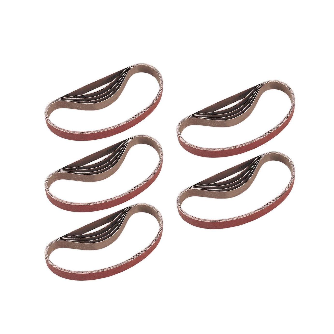 Sealey Sanding Belt 20 x 520mm 100Grit Pack of 5