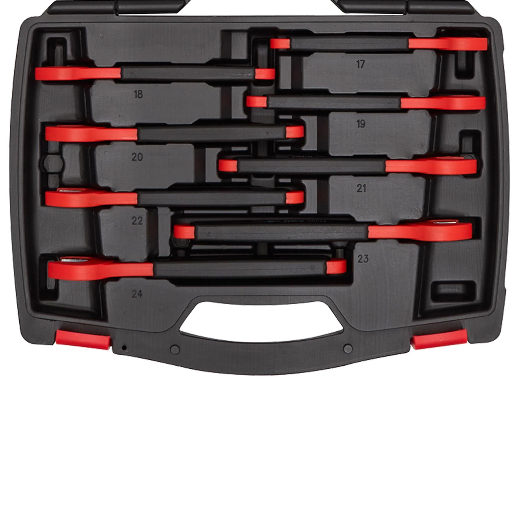 Sealey Insulated Open-End Spanner Set 18pc VDE Approved