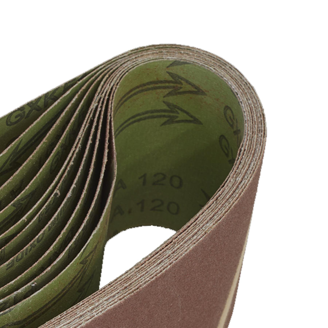 Sanding Belt 100 x 610mm 120 Grit - Pack of 10 - WSB61120 Sealey