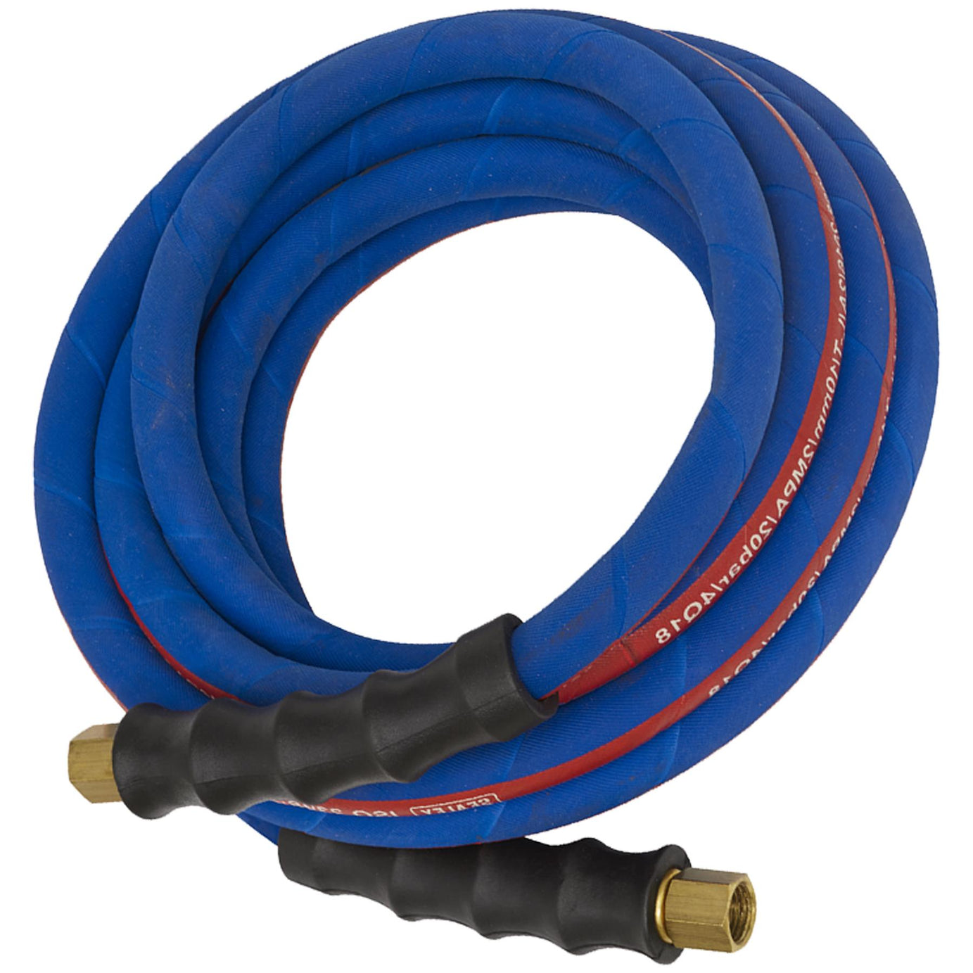 Sealey Air Hose 5m x 10mm with 1/4"BSP Unions Extra-Heavy-Duty