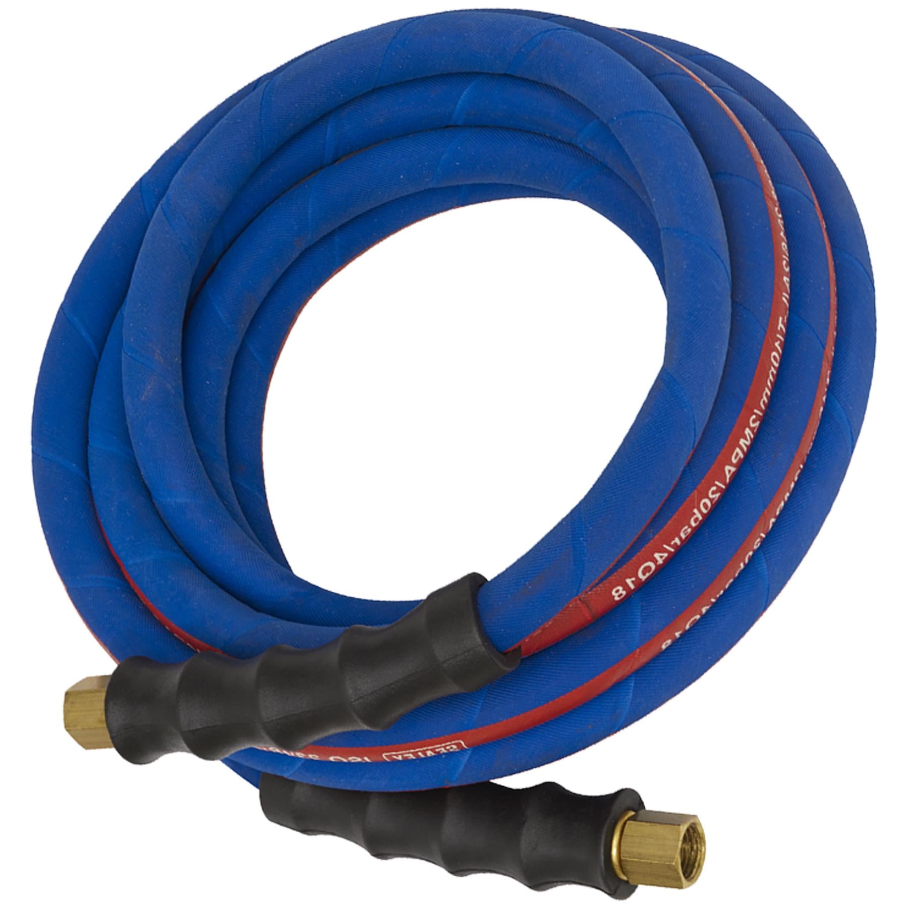 Sealey Air Hose 5m x 10mm with 1/4"BSP Unions Extra-Heavy-Duty