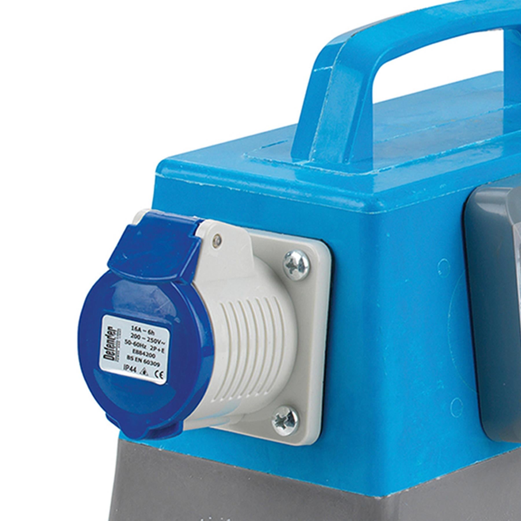 Defender Earth Leakage Unit 16A 230V 2m Cable provides
