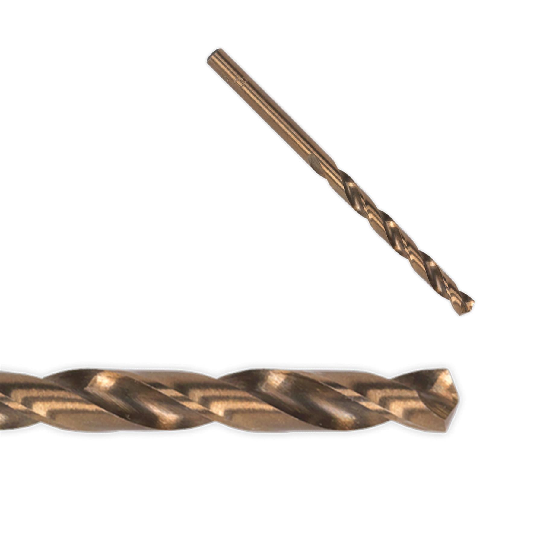 Sealey HSS Cobalt Fully Ground Drill Bit 8mm Pack of 10