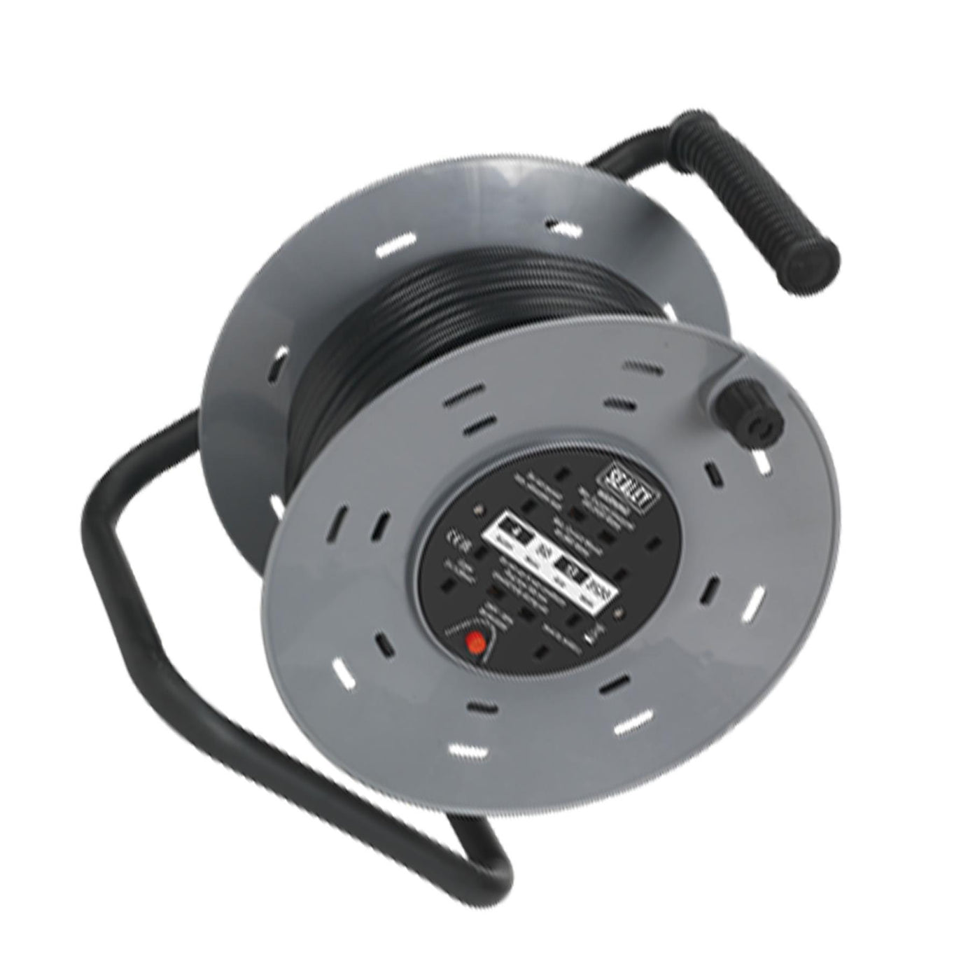Sealey Cable Reel 50m 4 x 230V 1.25mm Thermal Trip