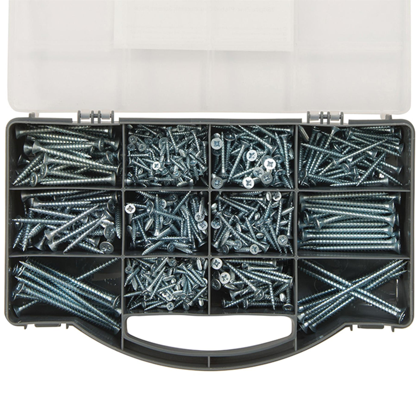 Pack Plated Countersink Screws Bzp Zinc-Plated, Twin-Thread Pzd Screws