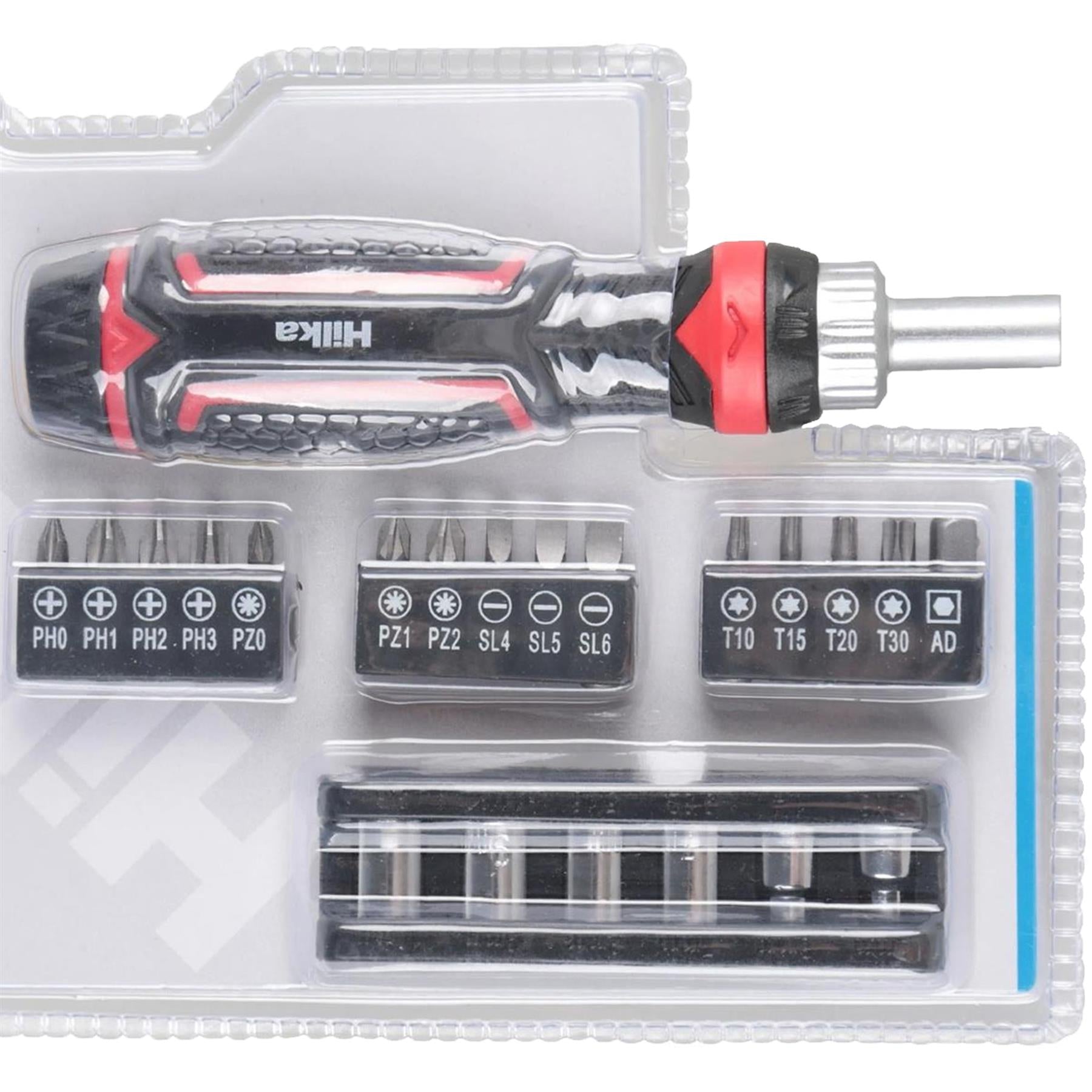 Hilka 22 Pcs Ratchet Screwdriver Set DIY Tool Kit Repair Precision Hand Tools
