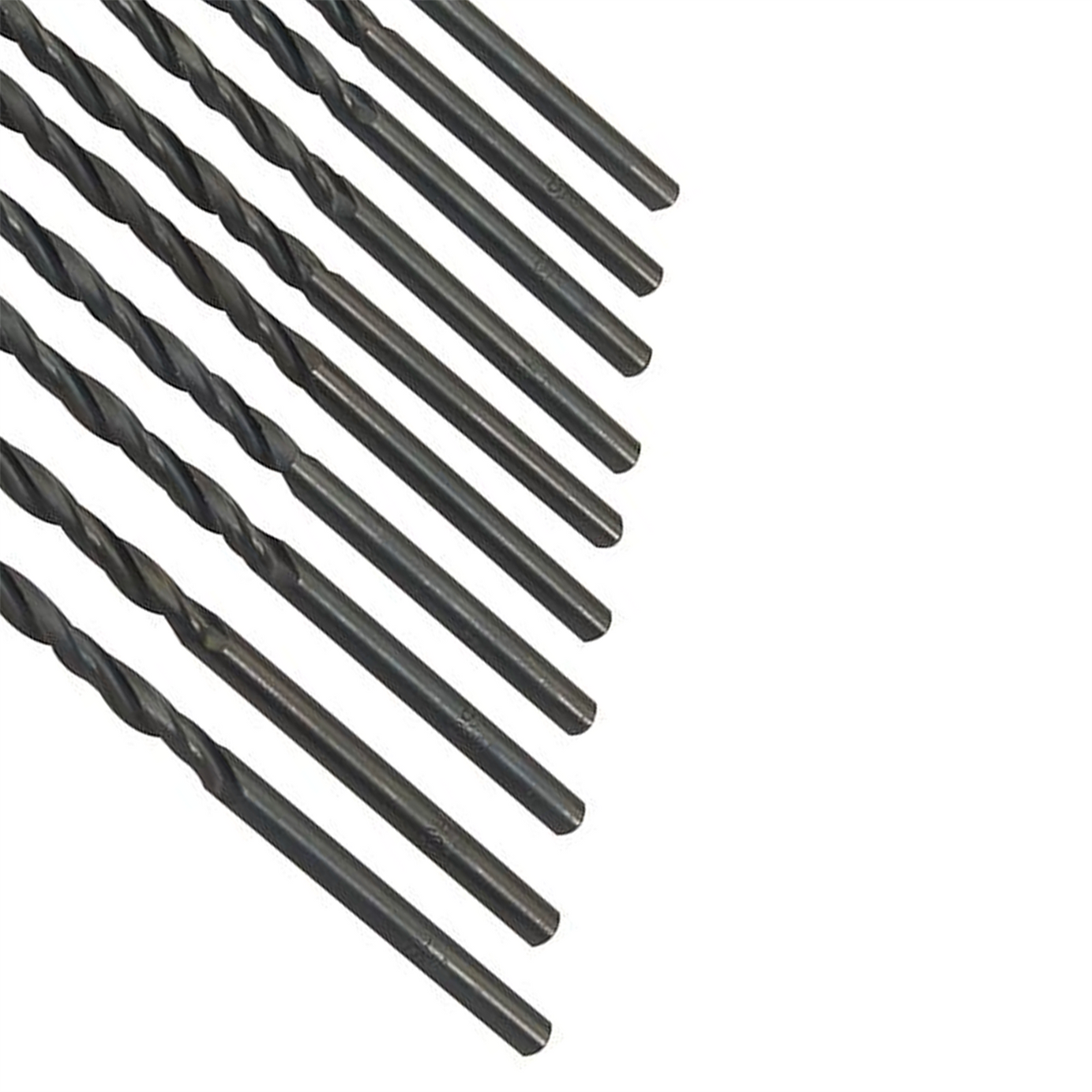 Long HSS Metric Jobber Drill Bits 4.5 x 126mm Metal Steel Wood Plastic 10pk