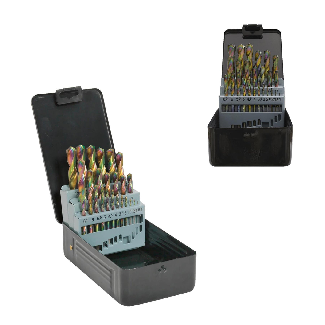 Sealey HSS Drill Bit Set 25pc Edge Ground - Metric DIN 338