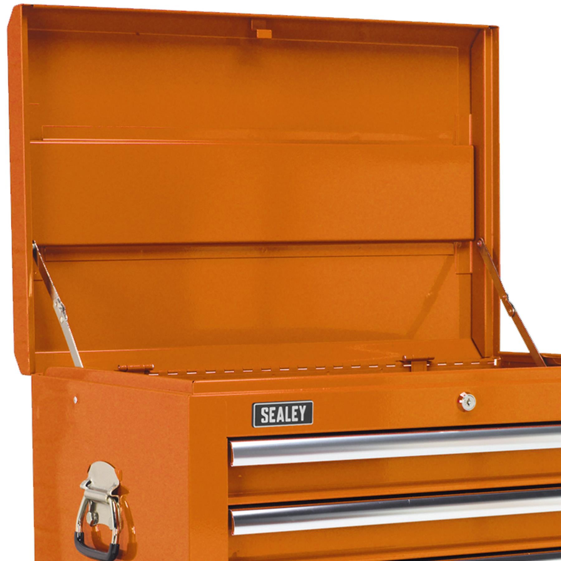 Sealey Topchest 5 Drawer with Ball Bearing Slides - Orange