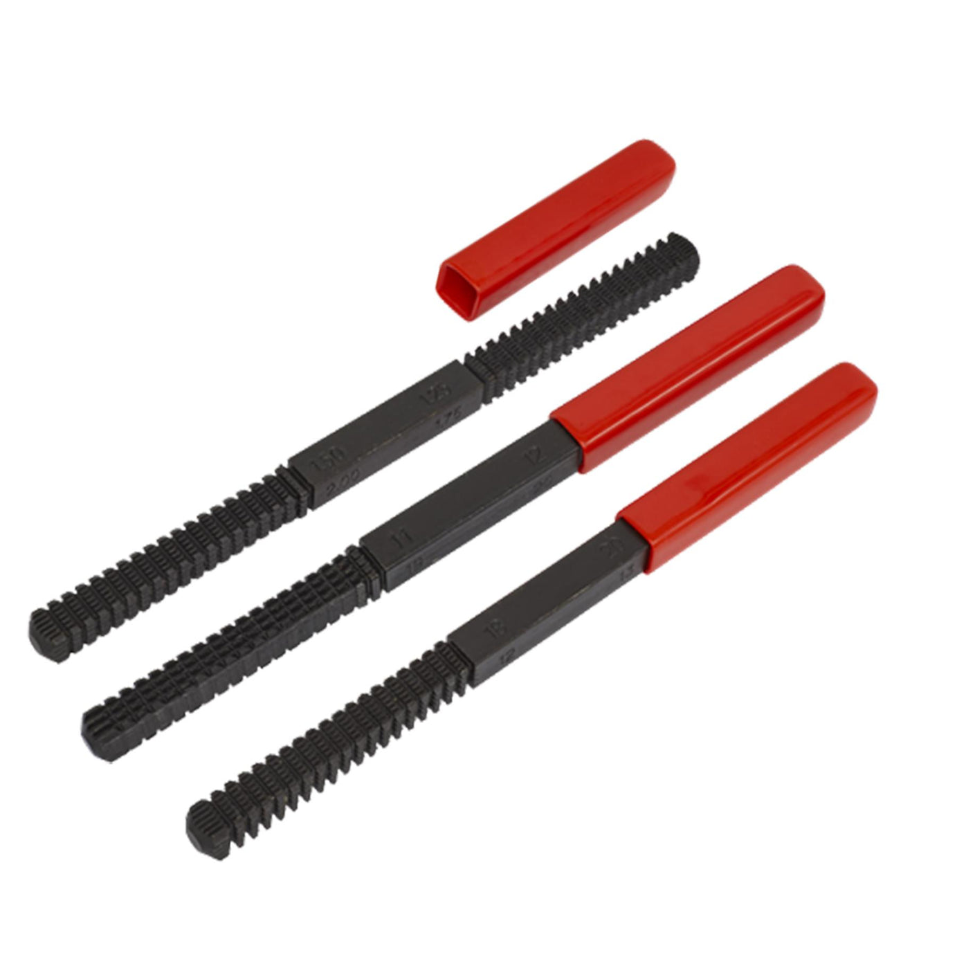 Sealey 3pc Thread Restore File Set Double Ended SAE/UN-BSP-Metric Thread Cutting