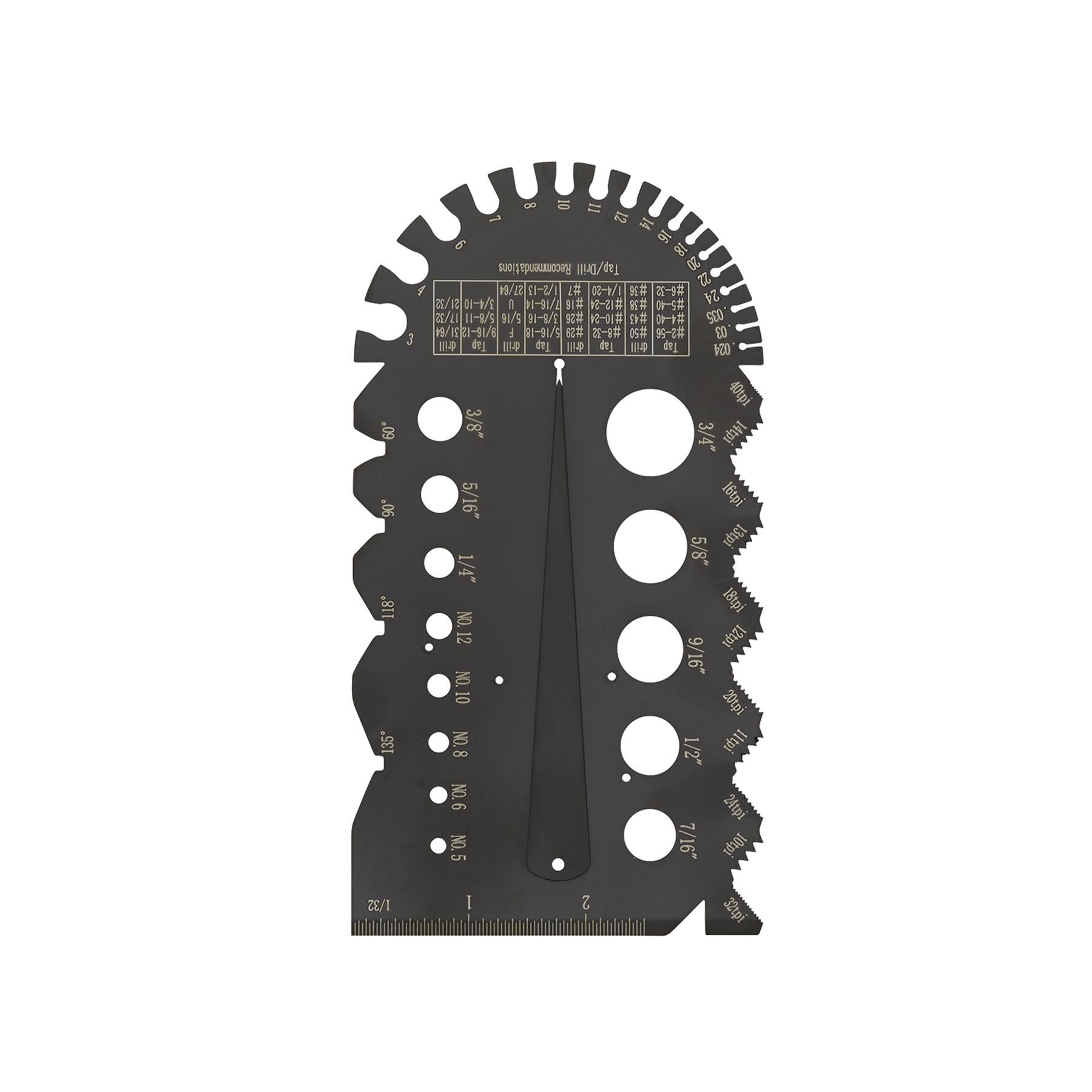 Sealey Multi-Gauge Imperial Stainless Steel Imperial Multifunction