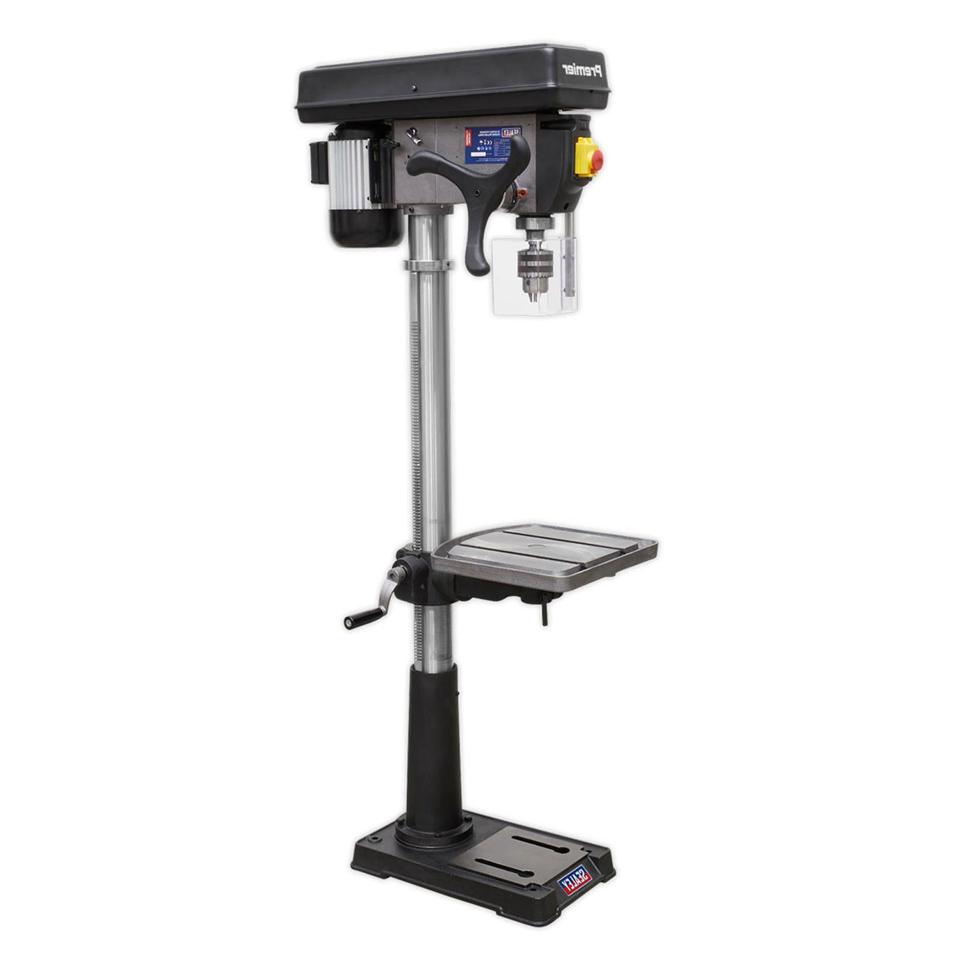 Sealey Pillar Drill Floor 16-Speed 1635mm Height 230V Garage Workshop DIY