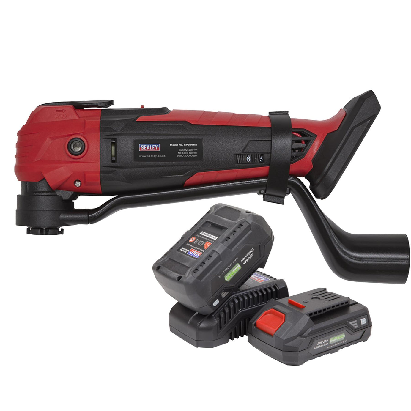 Sealey CP20VMTKIT 20V 2x2.0Ah Cordless Oscillating Multi-Tool Kit
