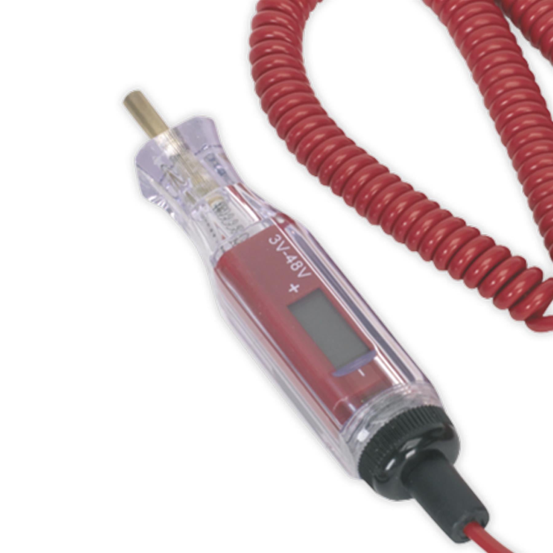 Sealey Integrated Test Light/Voltmeter 3-48V