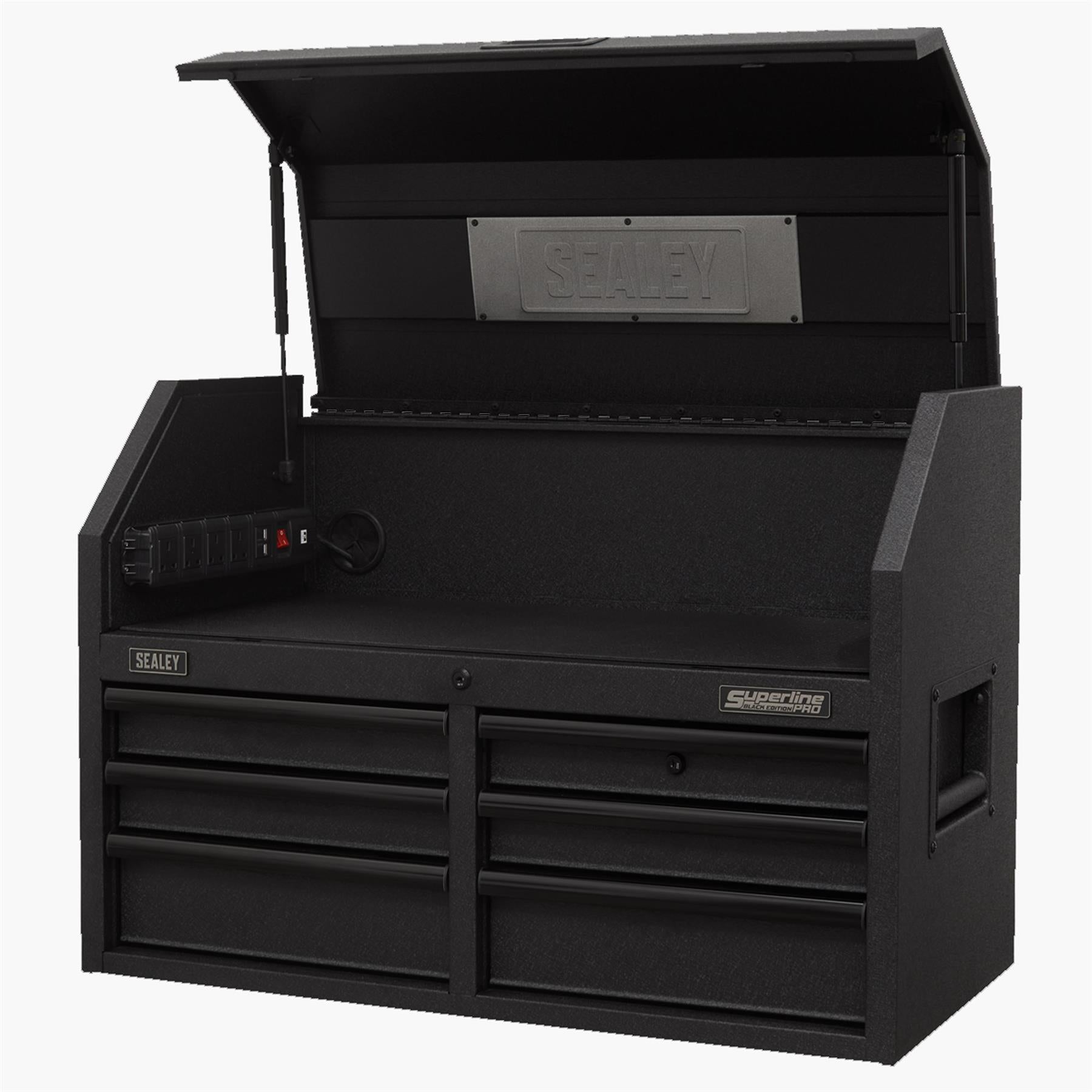 Sealey Topchest 6 Drawer 910mm Soft Close Drawers & Power Strip