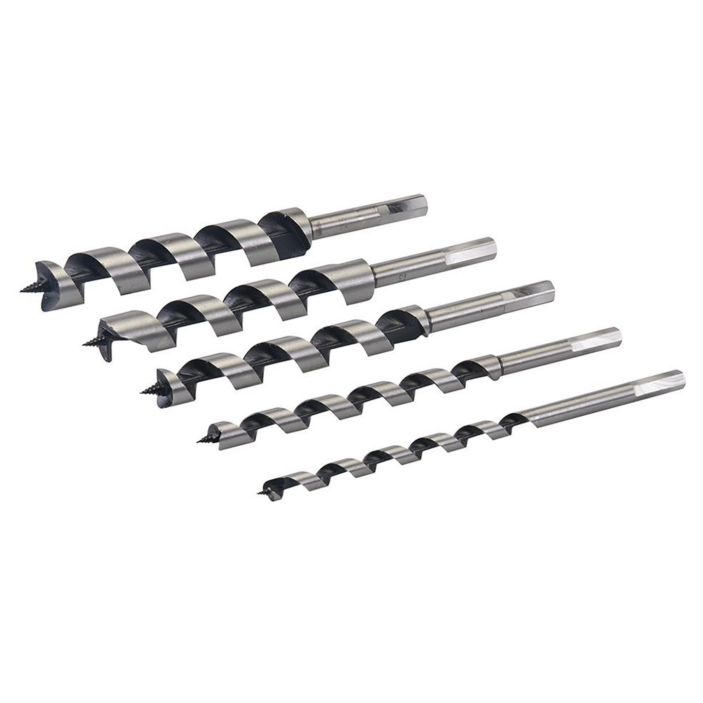 5Pce Auger Bit 10- 25mm Hand Tools Holes Cutting Hex Shank Drill New