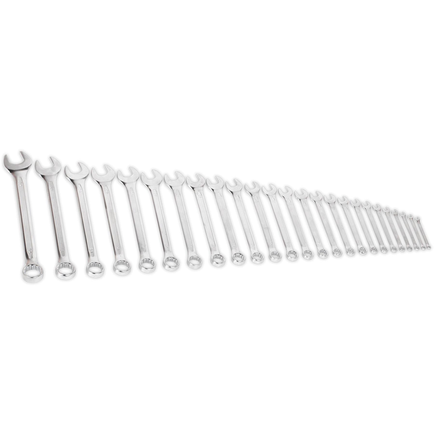 Sealey Combination Spanner Set 25pc Metric