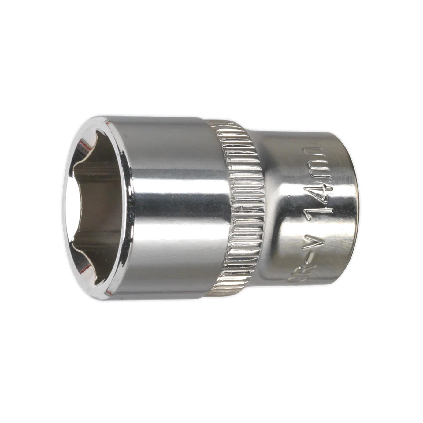 Sealey WallDrive Socket 14mm 3/8"Sq Drive Fully Polished
