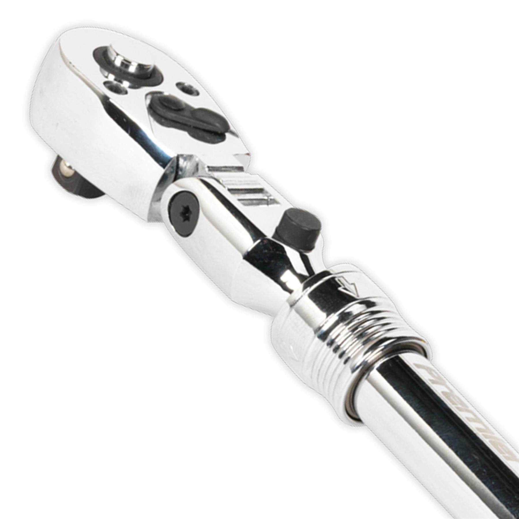 Sealey Flexi-Head Ratchet Wrench 3/8"Sq Drive Extendable