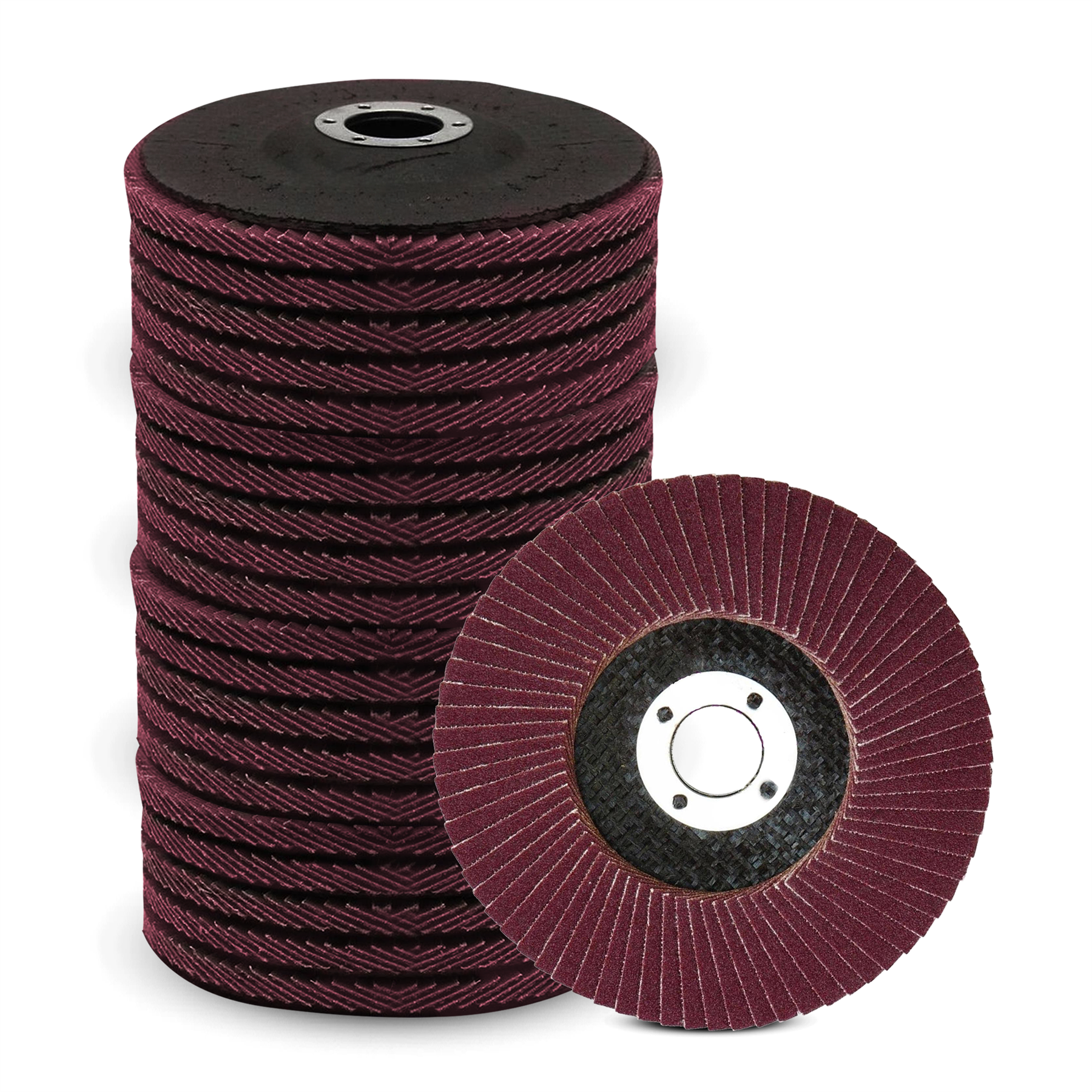 115mm 4.5'' 60 Grit 20 PCAngle Grinder Aluminium Oxide FLAP DISCS Grinding Wheel