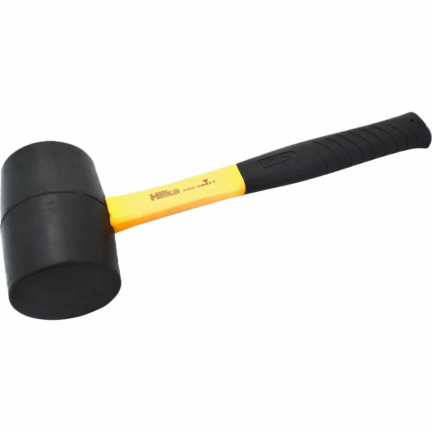 black rubber mallet