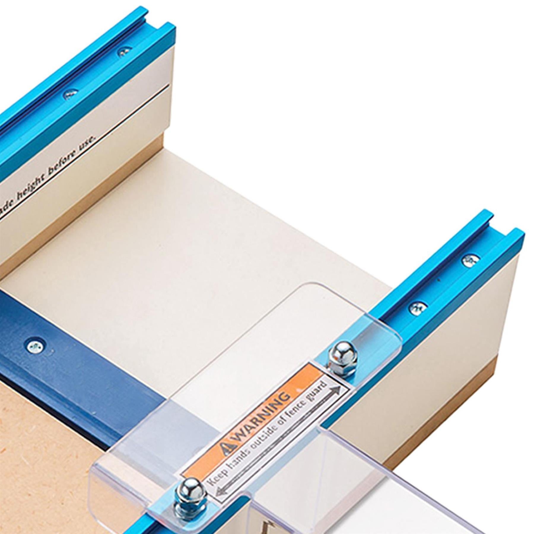 Table Saw Small Parts Sled 305 x 394 x 89mm Aluminium With Melamine Coated MDF