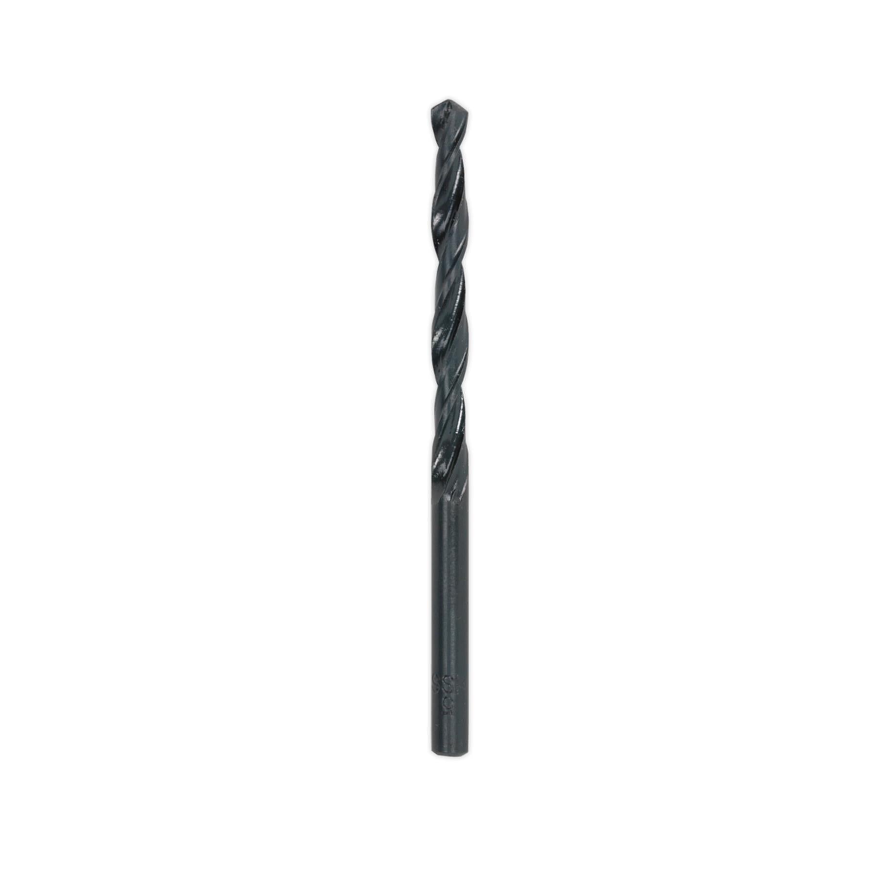 Sealey HSS Roll Forged Drill Bit Ø3/16" Pack of 10