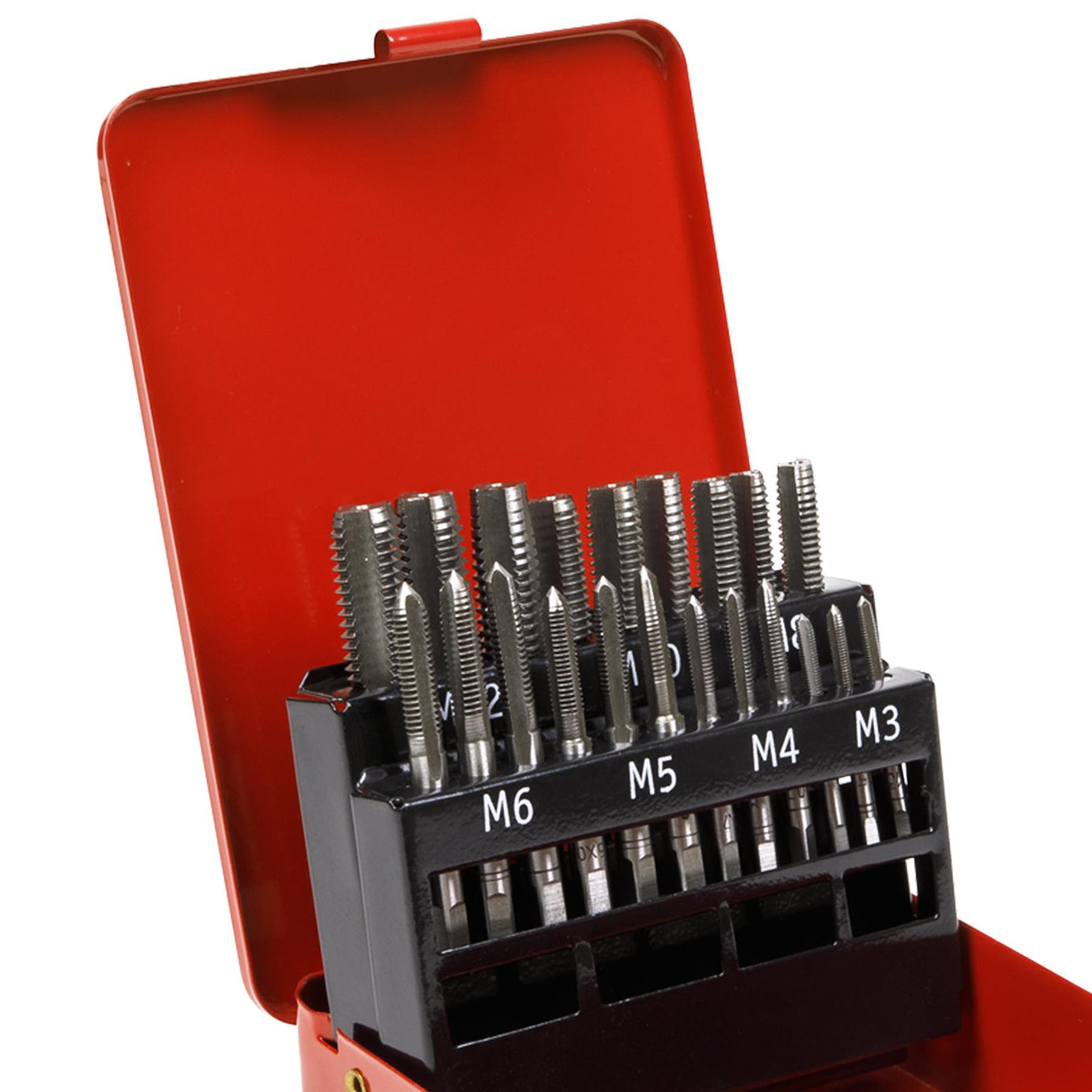 Sealey 21 Piece Tap Set Metric M3-M12 Taper Plug Bottom Taps Thread Repair