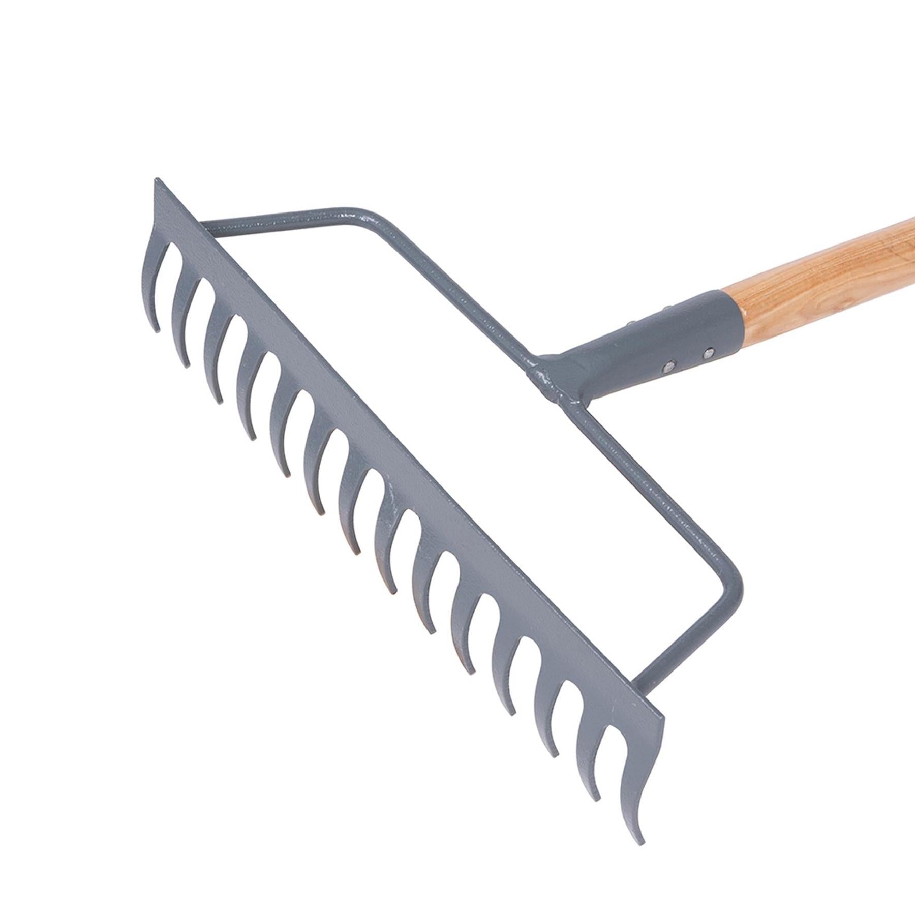 Somerset Collection Garden Rake Premium Ash 1320mm Ideal For Cultivating Soil