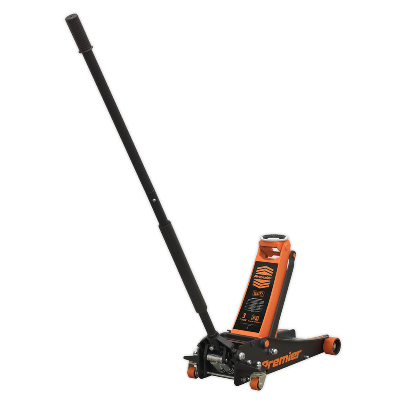 Sealey Trolley Jack 3 Tonne Rocket Lift Orange