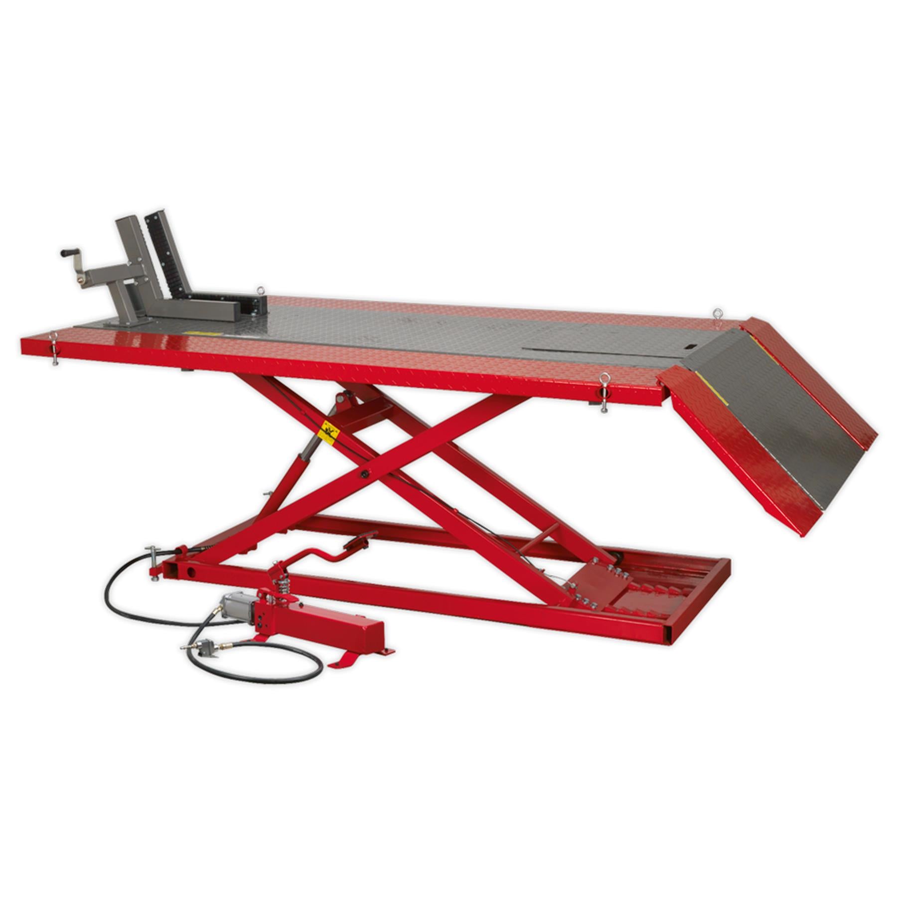 Sealey Mini Tractor/Quad/Motorcycle Lift 680kg Capacity Air/Hyd