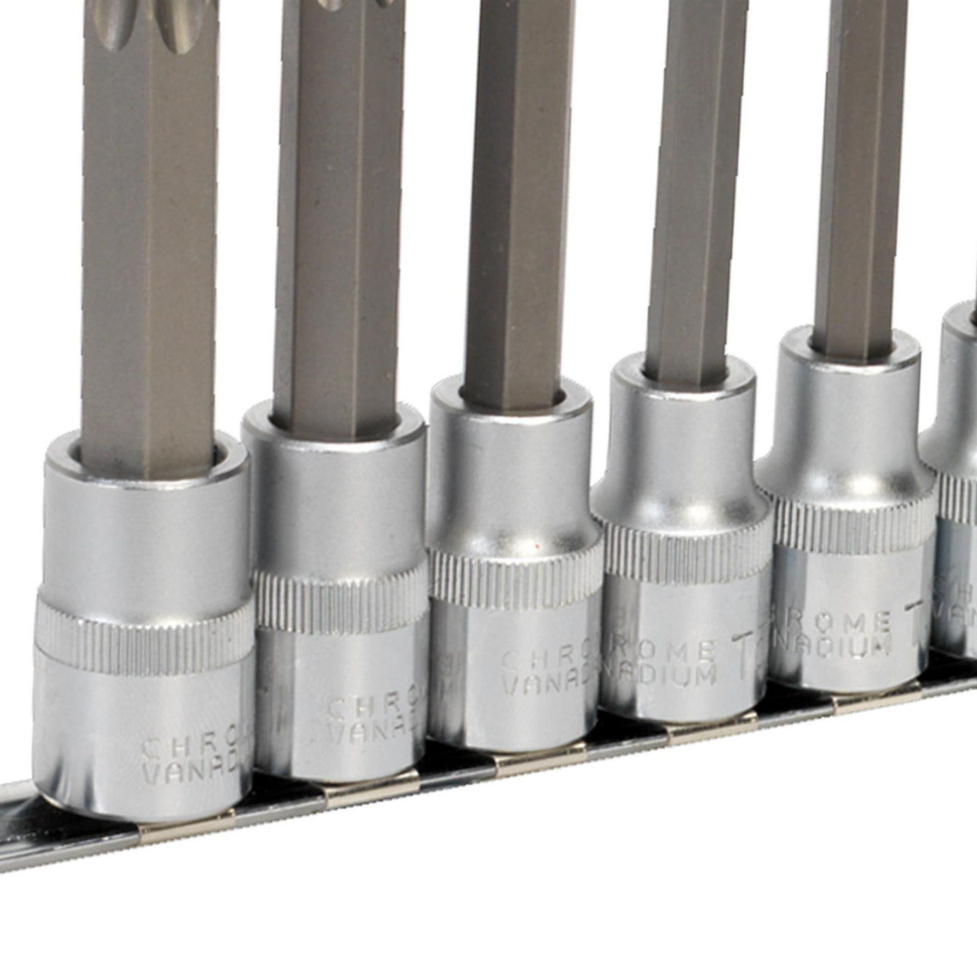 Sealey TRX-Star* Socket Bit Set 10pc 1/2"Sq Drive 100mm