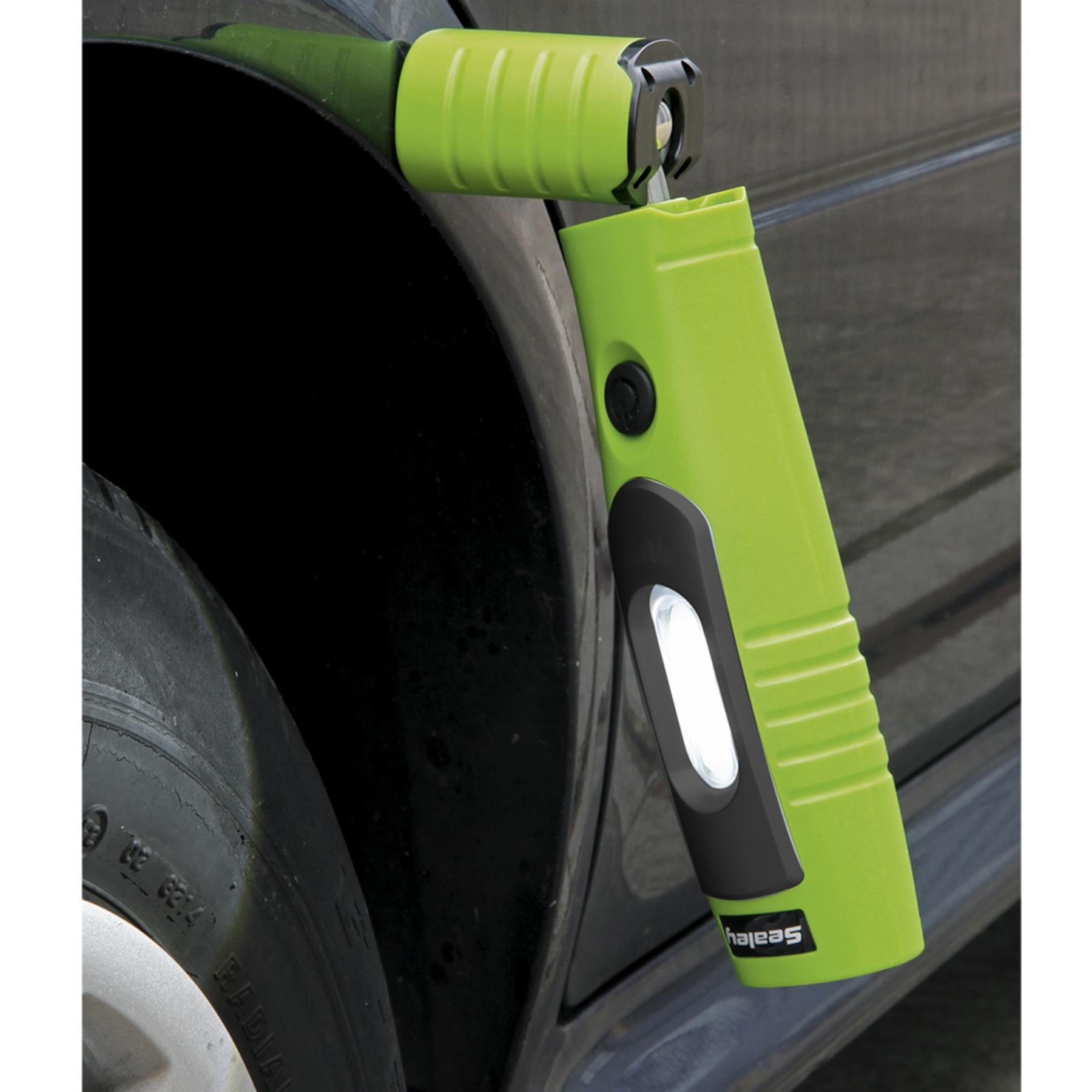 Sealey R/Charge 360 Insp Light 7 SMD & 3W SMD LED Green Li-ion