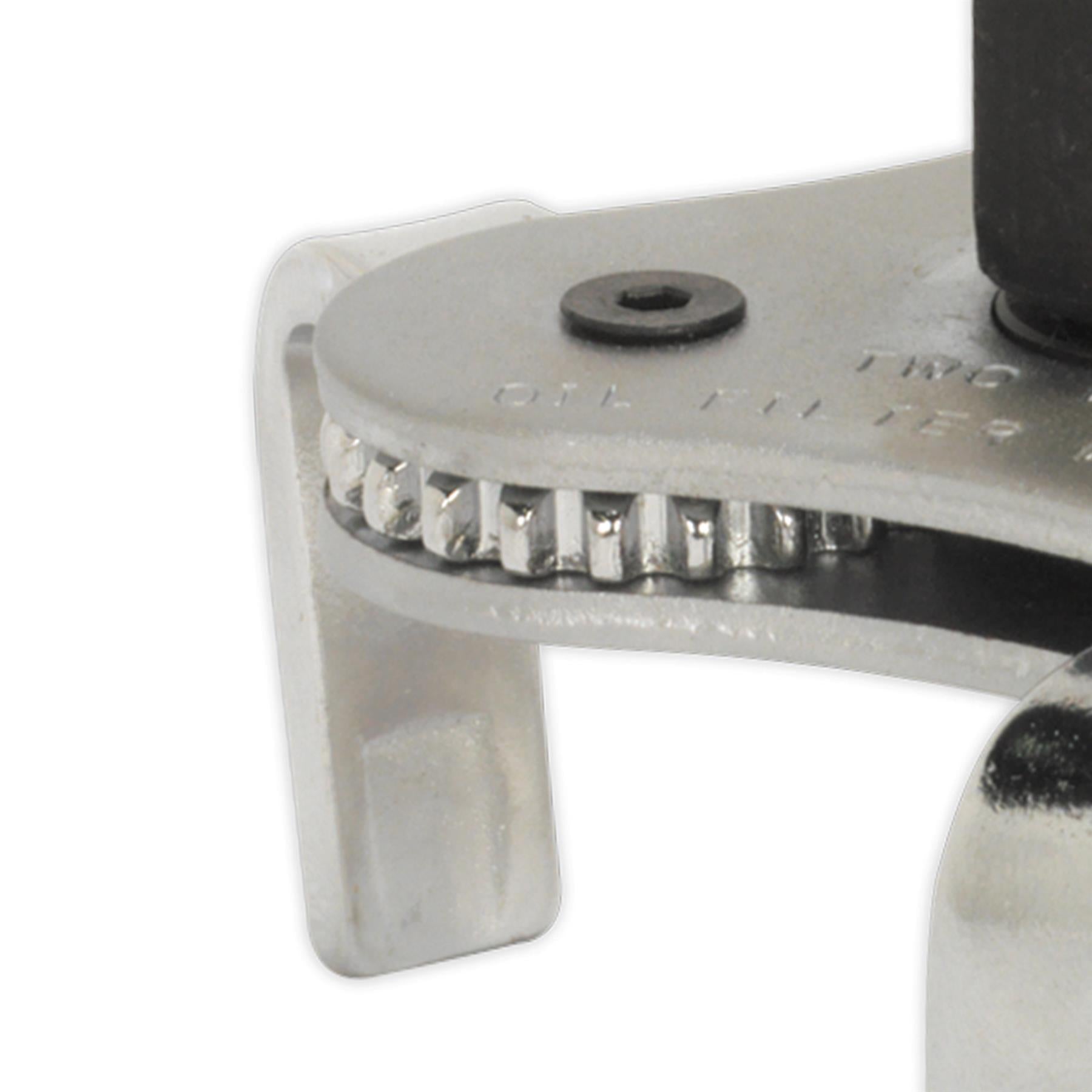 Sealey Oil Filter Claw Wrench 63-103mm Capacity 3/8" & 1/2"Sq Driv